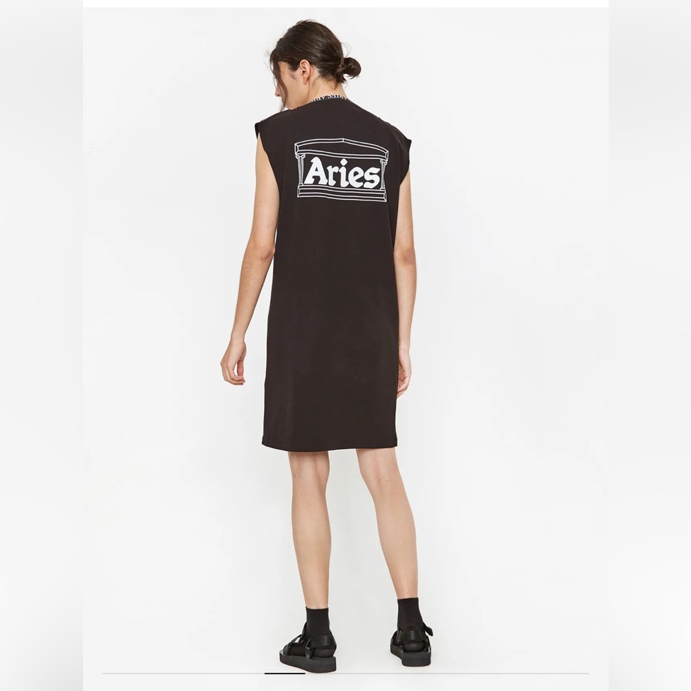 Aries zip dress classic temple FRAR50010 black Small NWT - Picture 7 of 14